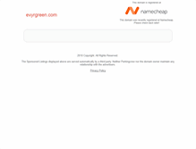 Tablet Screenshot of evyrgreen.com